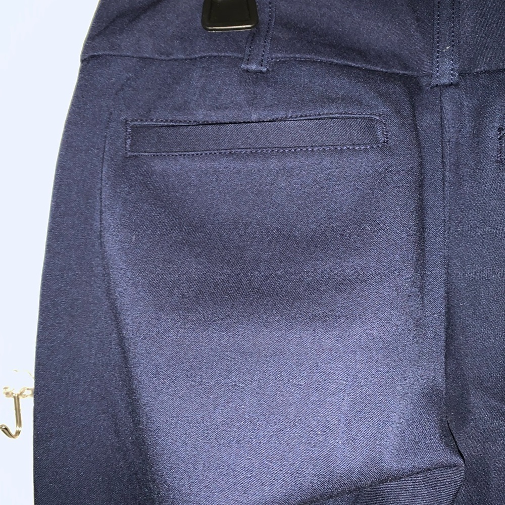 7th avenue New York and company navy petite bootcut dress pants - Picture 6 of 10